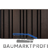 Akustikpaneel Plus mit Softkante Eiche ger�uchert / schwarz