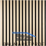 Akustikpaneel Wei�tanne Natur roh / schwarz