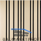 Akustikpaneel Plus Wei�tanne Natur roh / schwarz