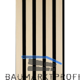 Akustikpaneel Muster Wei�tanne Natur roh / schwarz