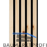 Akustikpaneel Muster Zirbe Natur roh / schwarz