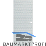 SOLIDO Glasschiebet�r Edelstein Gr. Smaragd klar, Muschelgriff Bohrung 820x2100