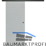 SOLIDO Glasschiebet�r Set Edelstein Diamant klar, Muschelgriff schwarz, 920