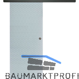 SOLIDO Glasschiebet�r Set Edelstein Diamant wei�, Muschelgriff schwarz, 820