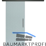 SOLIDO Glasschiebet�r Set Edelstein Smaragd wei�, Sto�griff schwarz, 820