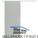 Glasschiebet�r Set Diamant klar, Inlay wei�, Muschelgriff silber, 820