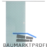 Glasschiebet�r Set Brillant wei�, Inlay wei�, Muschelgriff silber, 820