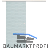 Glasschiebet�r Set Smaragd klar, Inlay Bianco, Muschelgriff silber, 820