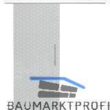 Glasschiebet�r Set Brillant klar, Inlay wei�, Sto�griff silber, 920