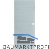 SOLIDO Glasschiebet�r Edelstein Diamant wei�, Muschelgriff Bohrung 720x2100