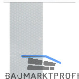 Glasschiebet�r Set Brillant klar, Inlay wei�, Muschelgriff silber, 720 mm