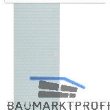 Glasschiebet�r Set Smaragd klar, Inlay wei�, Muschelgriff silber, 720 mm