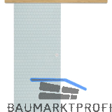 Glasschiebet�r Set Smaragd klar, Inlay Eiche, Muschelgriff silber, 720 mm