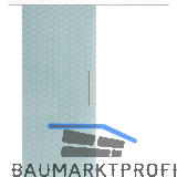 Glasschiebet�r Set Brillant wei�, Inlay wei�, Sto�griff silber, 720 mm