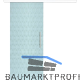 Glasschiebet�r Set Grande Smaragd wei�, Inlay wei�, Sto�griff silber, 720