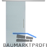 Glasschiebet�r Set Diamant wei�, Inlay Achat, Sto�griff silber, 720 mm