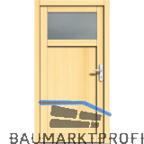 Doors Nebeneingangst�r NET S3, Eiche Rechts