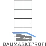 SOLIDO Ganzglas Schiebet�r Industry Black 5, Muschelgriff Bohrung, 820x2100