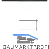 SOLIDO Glasschiebet�r Set Industry 3, Beschl�ge/Sto�griff schwarz, 720x2100