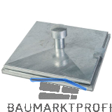 Brunnenschachtabdeckung vollbadfeuerverzinkt 500/500 mm mit Entl�ftungsrohr