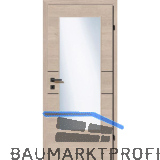 SOLIDO Smart Innent�re CPL Solar Eiche 2 Lisenen schwarz GL RE TBA 800/2030mm