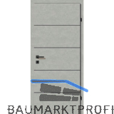 SOLIDO Smart Innent�re CPL Valeur Grau 4 Lisenen schwarz VB RE TBA 800/2030 mm