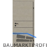 SOLIDO Smart Innent�re CPL Valeur Taupe 2 Lisenen schwarz VB RE TBA 750/2030 mm