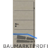 SOLIDO Smart Innent�re CPL Valeur Taupe 4 Lisenen schwarz VB LI TBA 900/2030 mm