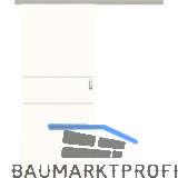 SOLIDO Donau Schiebet�re Set CPL Studio Pearl-White, 2 Lisenen, 820x2070