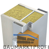 DOMOFERM Stahlumfassungszarge Profil 42 G ohne Bodeneinstand, 700/2000/100mm