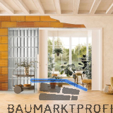 ECLISSE UNICO Schiebet�reinbaukasten Massivwand 2-flg. f�r Ziegel 100, 2100/2000