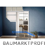 ECLISSE UNICO Schiebet�reinbaukasten Trockenbau 1-flg. Breite 100, 700/2000