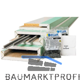 ECLISSE Stockverkleidung fl�chenb�ndig 1-flg. Holzt�re, Wandst�rke 125 mm