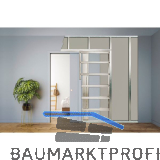 ECLISSE UNICO LUCE Schiebet�reinbaukasten Trockenbau 1-flg. Breite 150,1000/2000