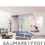 ECLISSE SYNTESIS LINE Schiebet�reinbaukasten Trockenbau 2-flg. 125, 1800/2000