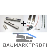 ECLISSE Einbauset Syntesis Ganzglasschiebet�rbl�tter bis 80 kg, 1000 mm