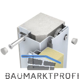 DOMOFERM Stahleckzarge Profil 24 D ohne Bodeneinstand, 1000x2000 mm LI