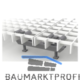 Doppelhalteklammer V f�r Maschenweite 33 x 33 mm