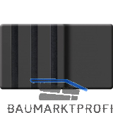 Kosche Akustikpaneel Muster Schwarz matt foliert / schwarz