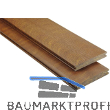 KOVALEX WPC Terrassendiele Vollprofil Walnuss mattiert, 20x145x6000mm