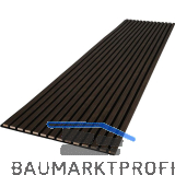 KOSCHE Akustikpaneel Nussbaum Milano / Filz schwarz