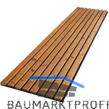 KOSCHE Akustikpaneel Hydro Thermofichte maronbraun ge�lt