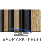 Kosche Akustikpaneel Muster 3D Konstanz bicolor / Filz schwarz