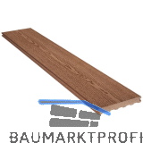SILVADEC WPC Terrassendiele Elegance struktur Exotic braun, 23x138x4000mm