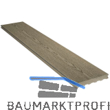 SILVADEC WPC Terrassendiele Elegance struktur Hellgrau, 23x138x4000mm