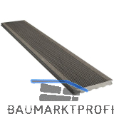 SILVADEC WPC Terrassendiele Elegance gerillt Anthrazit, 23x138x4000mm
