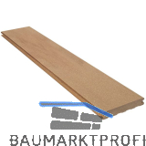 SILVADEC WPC Terrassendiele Emotion glatt Savanne braun, 23x138x4000mm