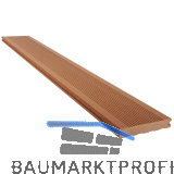 SILVADEC Terrassendiele Elegance gerillt Colorado Braun, 23x138x6000mm