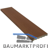 SILVADEC Terrassendiele Atmosphere geb�rstet Sao Paulo Braun, 23x180x4000mm