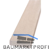 SILVADEC WPC Abschlussprofil Elegance Hellgrau